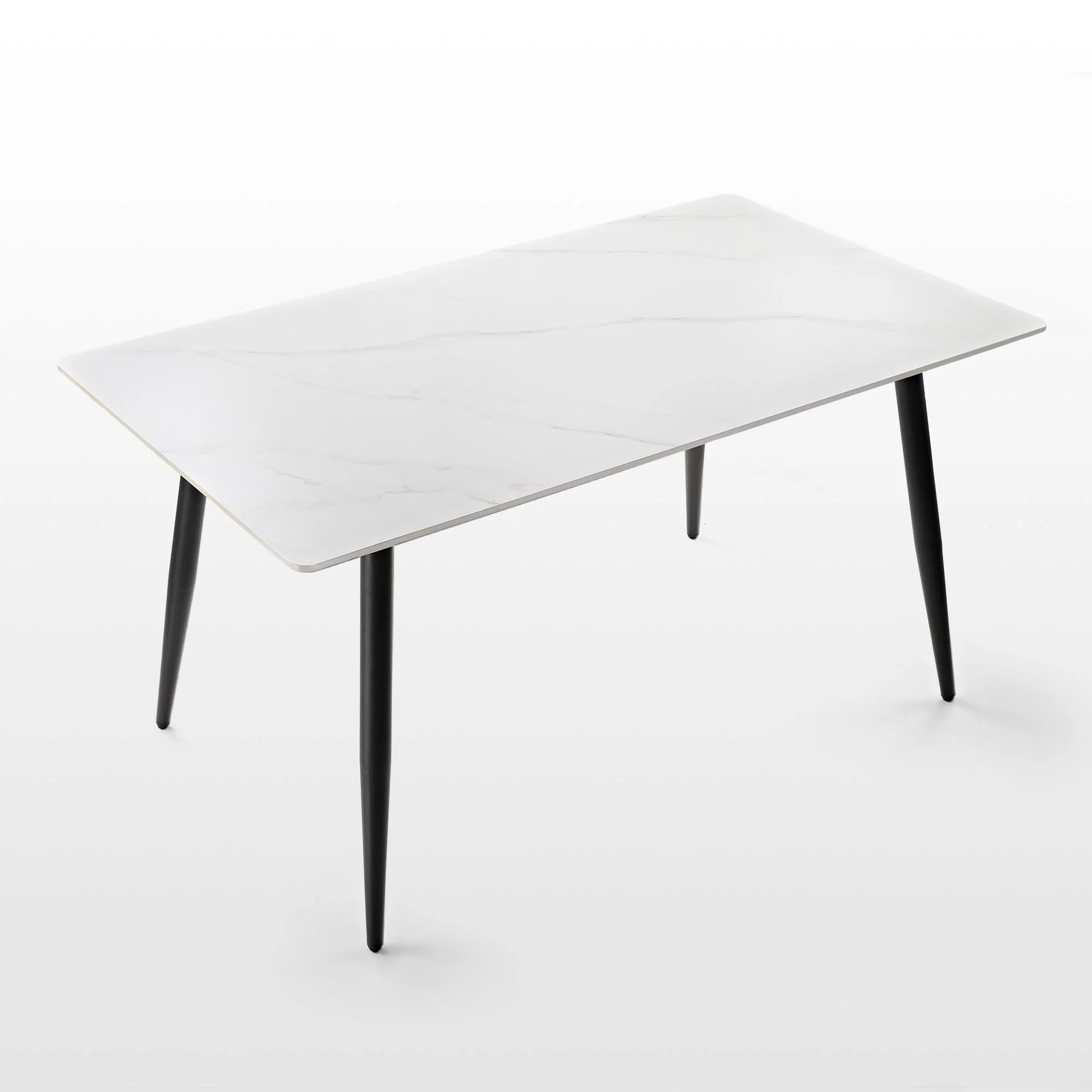 Rectangular Farmhouse Dining Table, Brown